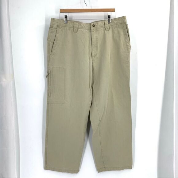 Columbia Men’s Size 40 Tan Cotton Cargo Pants - Picture 1 of 9